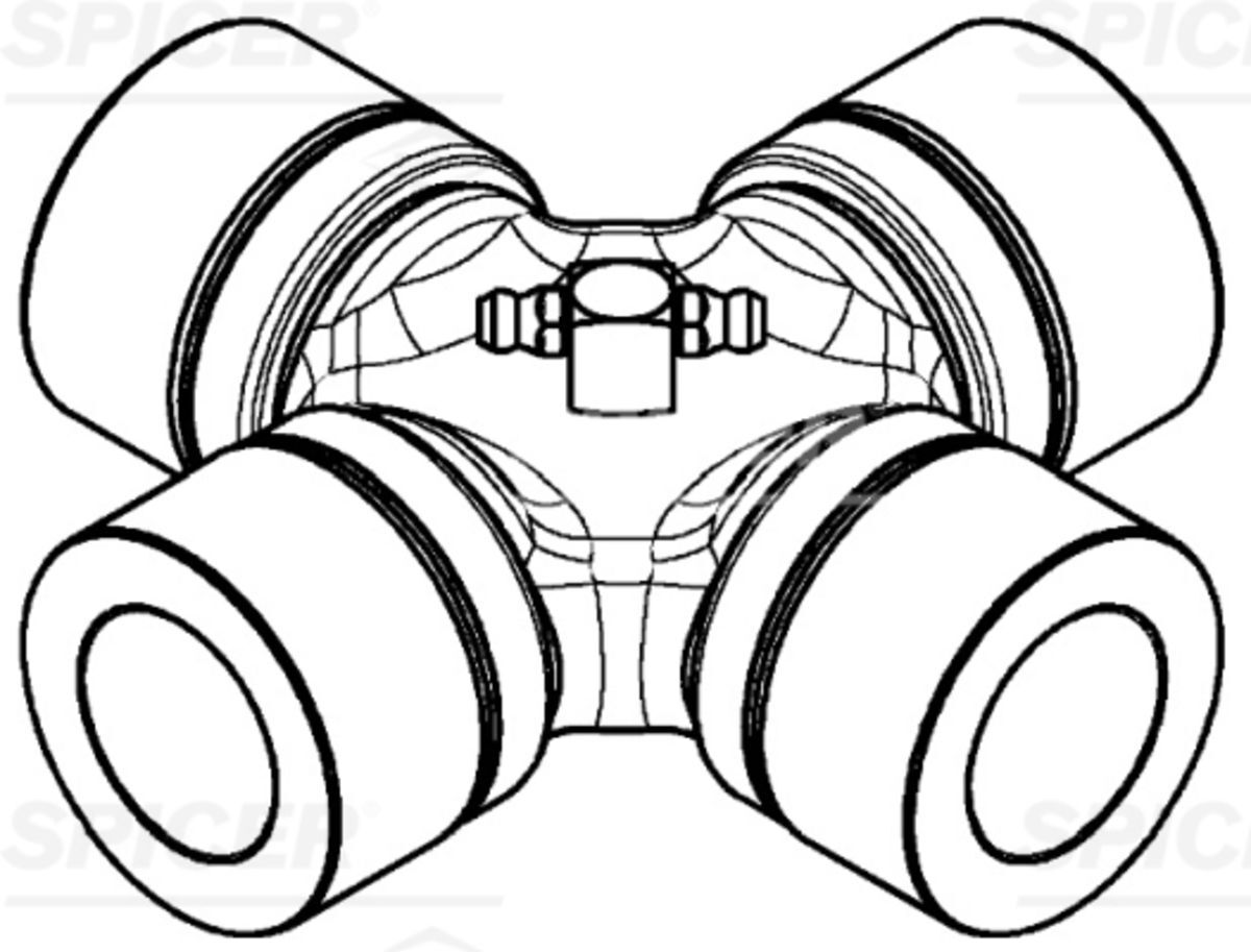Kreuzgelenk, Antriebswelle DANA SPICER U-10084-00-DS