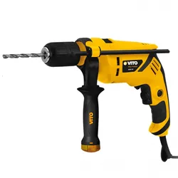600W Schlagbohrmaschine mit 13mm Bohrfutter, selbstspannend SOFT GRIP-Griff Drehzahlwähler VITO