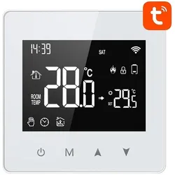 Avatto Smart thermostat WT198 WiFi TUYA, Thermostat, Weiss
