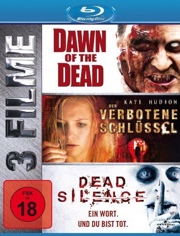 Iain Softley - Der verbotene Schlüssel/Dawn of the Dead/Dead Silence [Blu-ray] - Preis vom 10.10.2026 11:48:34 h