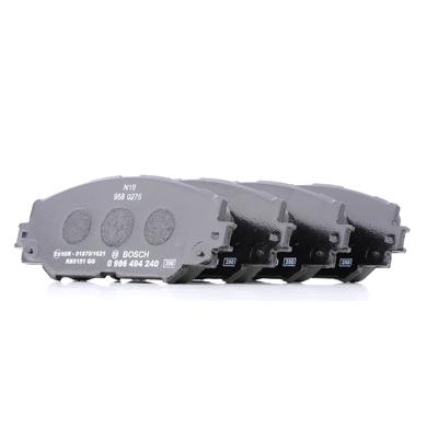 BOSCH Bremsbelagsatz TOYOTA,SUBARU 0 986 494 240 0446502220,446542200,0446502400 044654216079,446502400,0446542200,446502220,0446502310,04465D8000