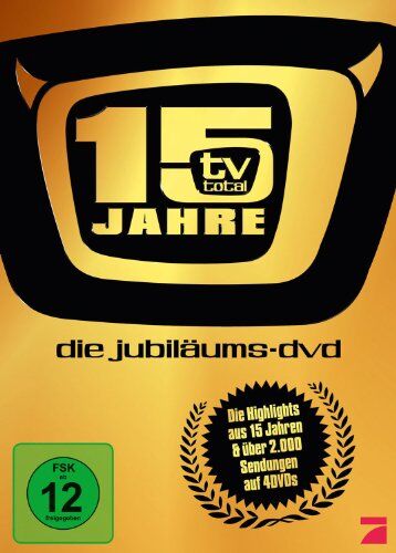 Stefan Raab - TV Total - 15 Jahre Jubiläums Box [4 DVDs] - Preis vom 30.09.2026 22:30:23 h