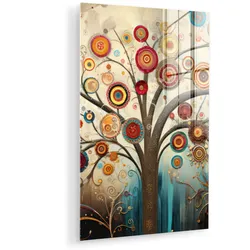 ACRYLGLASBILD Baum - Baum des Lebens - Farbe 80x120 cm