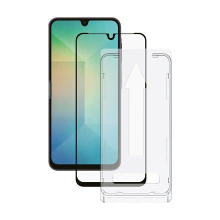 Vivanco Klare Bildschirmschutzfolie gehärtetes Glas 9H für Samsung Galaxy A26 Full Screen 64488