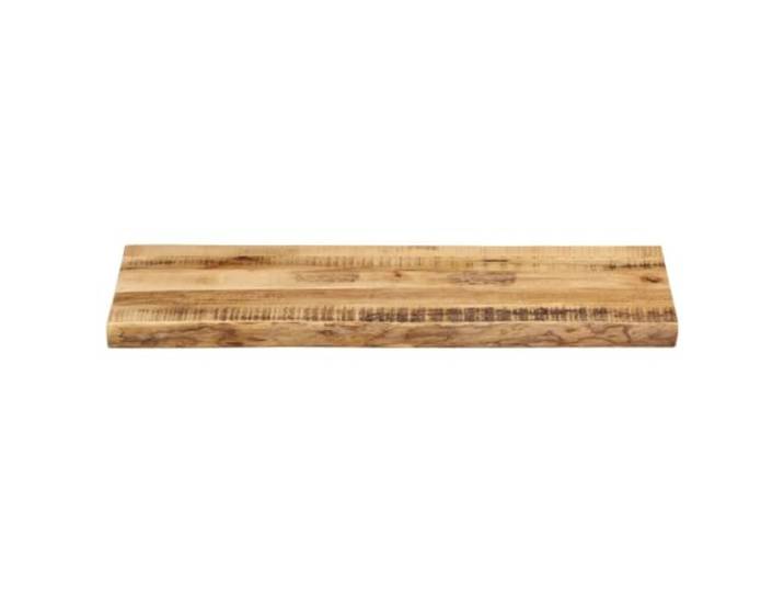 KTHLBRH Tischplatte mit lebenden Kanten, 90 x 40 x 3,8 cm, Massivholz Strapazierfähiges Tropisches Holz, pflegeleichte Oberfläche, kombinierbar mit verschiedenen Unterlagen, Unikat