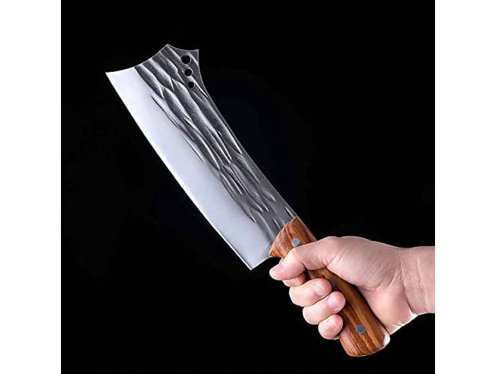 Muxel Schweres Hackmesser, Hackebeil und Knochenbeil. Dieses scharfe Kochmesser wird wahrscheinlich Ihr Lieblingsmesser werden. Das Küchenmesser für den Profi- oder Hobbykoch
