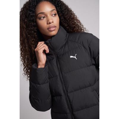 Winterjacke PUMA "MONO JACKET", Damen, Gr. M, schwarz (puma schwarz), Obermaterial: 100% Polyester, unifarben, regular fit normal, Jacken Winterjacke, für Casualmode, Festival, Outdoor und Sport, mit wärmender Wattierung