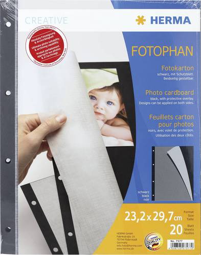 Herma Fotohüllen Schwarz