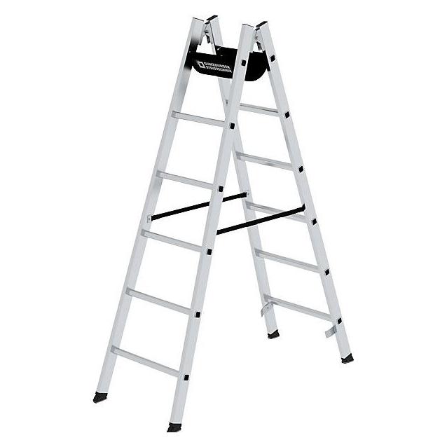 Munk Sprossen-Stehleiter 2x6 Sprossen (Stehleiter, 183 cm) (033012)