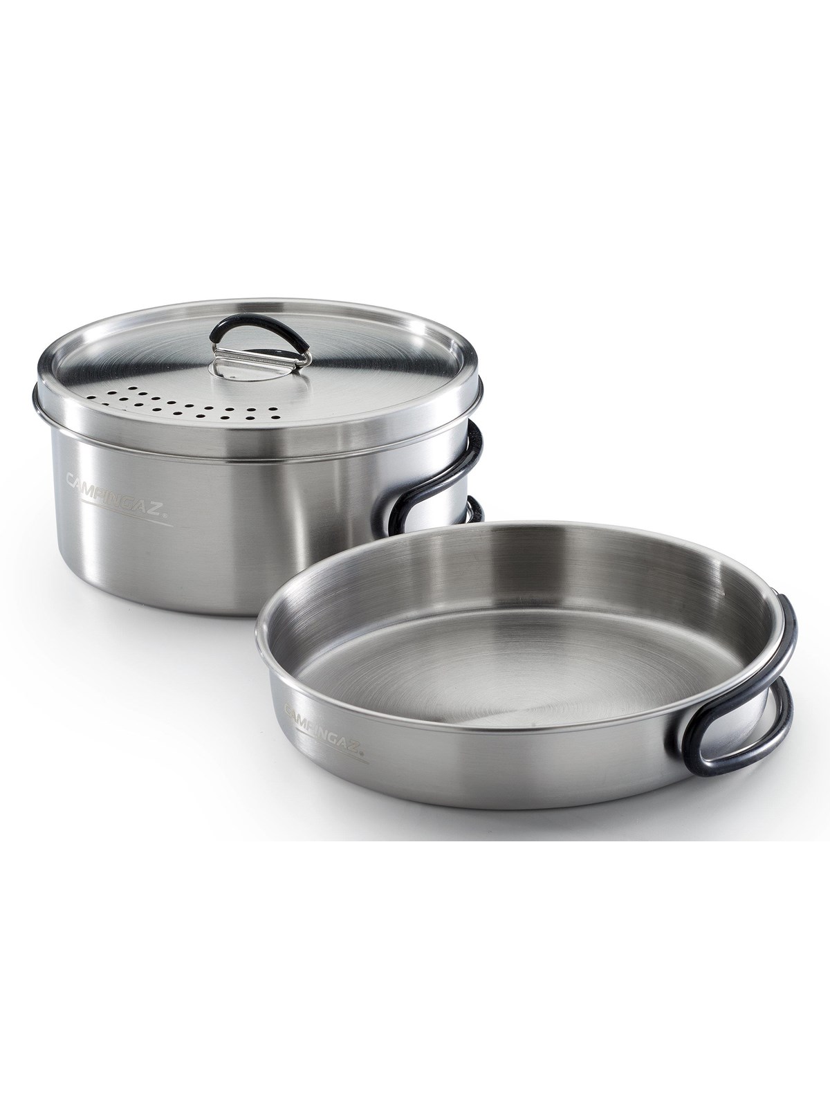 Campingaz Topf-Set Trekking Kit 3-teilig edelstahl 1 Topf+ 1 Deckel+ 1 camping tableware set