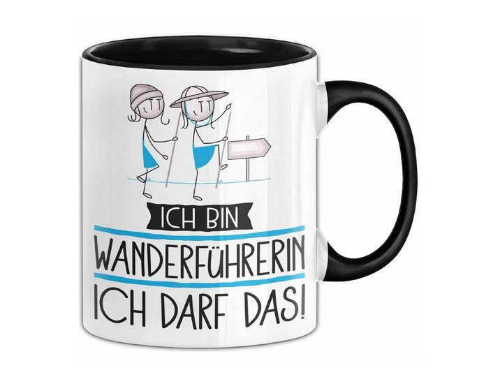 Trendation Tasse Geschenk für Wanderführerin Tasse Lustige Geschenkidee Geburtstag Ic