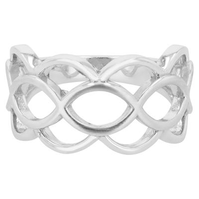 Fingerring ADELIA´S "Damen Ring aus 925 Silber" Gr. 52, silber, Fingerringe, Damen, 52, Silber 925 (Sterlingsilber), Fingerring
