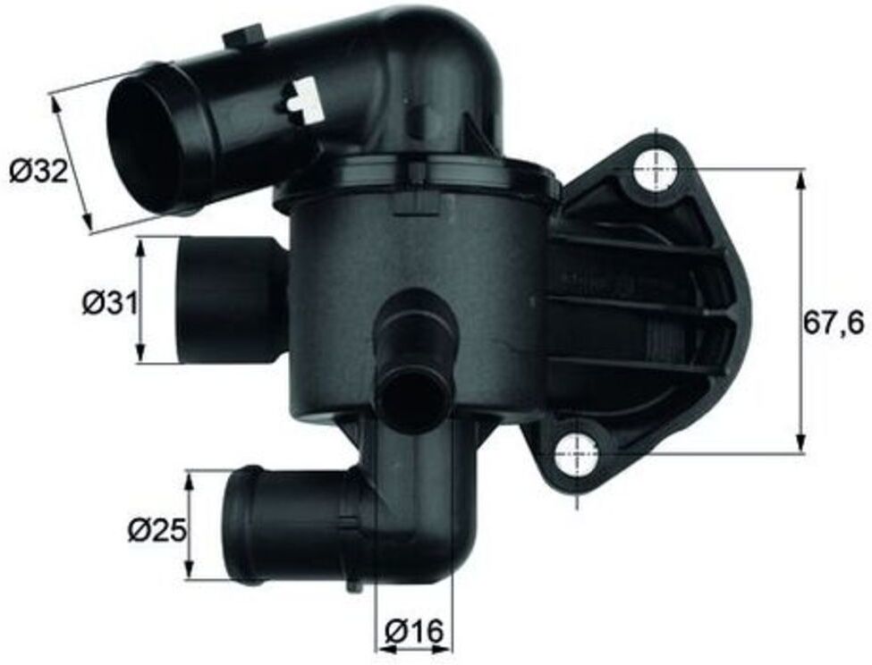 Thermostat, Kühlmittel MAHLE TI 33 87