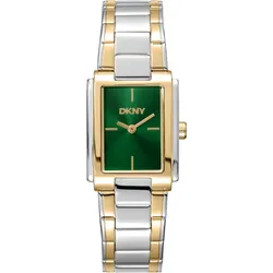 DKNY Signature Shape Silver & Gold Stainless Steel Signature Shape Silver & Gold Stainless Steel DK1L121M0105 - dunkelgrün,silber/gold - 23x30mm