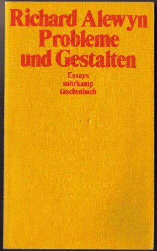 Richard Alewyn - Probleme und Gestalten. Essays. - Preis vom 09.10.2026 07:28:09 h