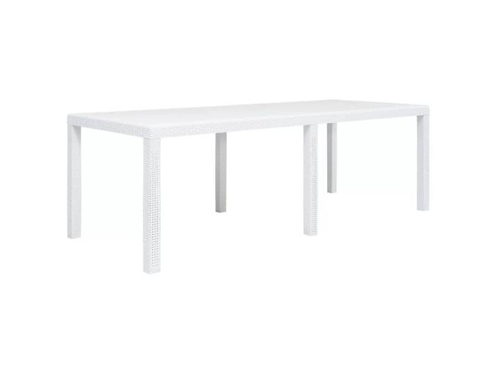 VidaXL - Gartentisch plastik, One Size, Weiss