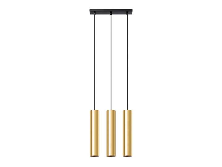 Suspension Acier Éclat Doré GU10 3 Lagos