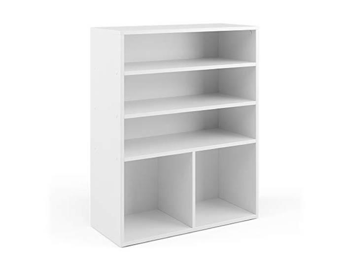 Vicco Kinderregal Luigi, Weiß, 72 x 90.2 cm 2 Fächer, zur Aufbewahrung von Spielzeug und Büchern kombinierbar