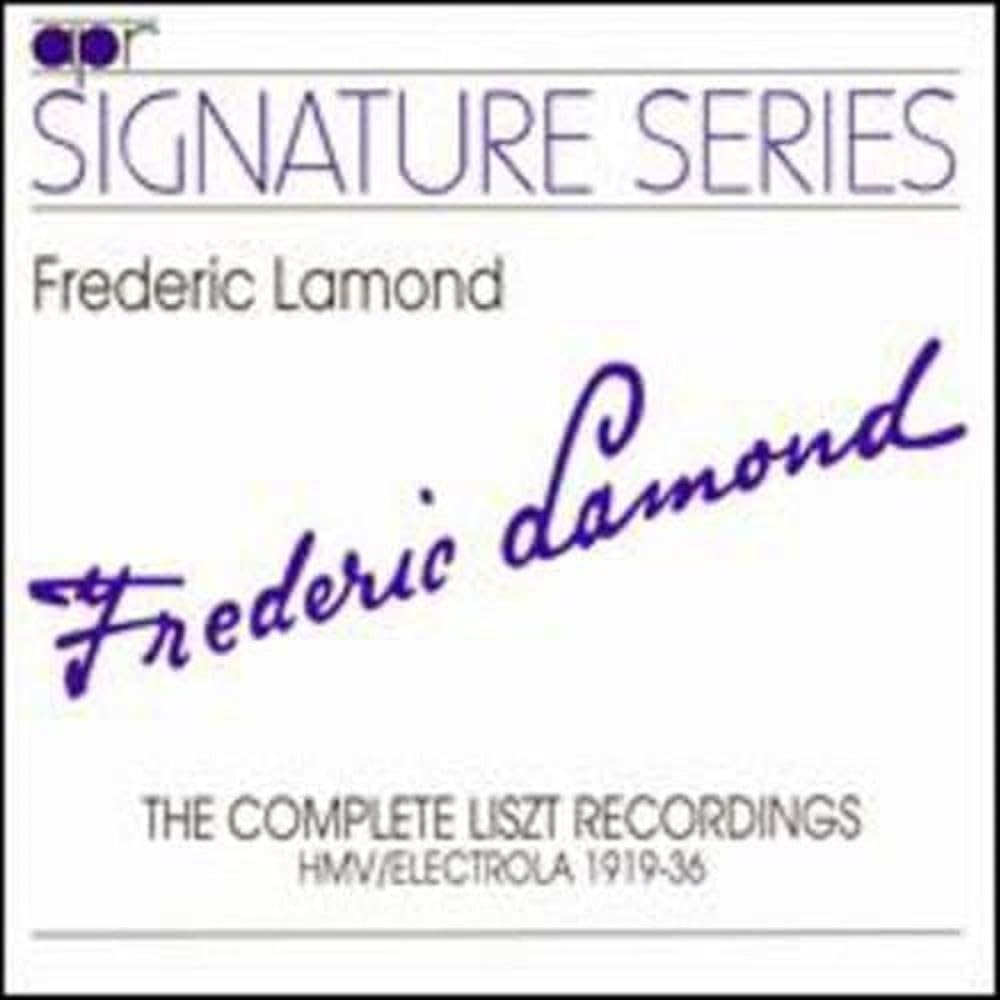 Frederic Lamond - Die Liszt-Aufnahmen für HMV 1919-1936 - Preis vom 27.09.2026 03:53:48 h