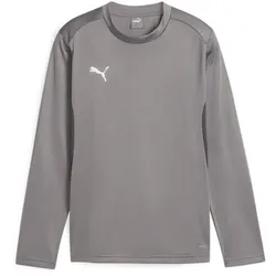 PUMA teamGOAL Trainings-Sweatshirt Jungen 13 - cast iron/puma white/shadow gray 140