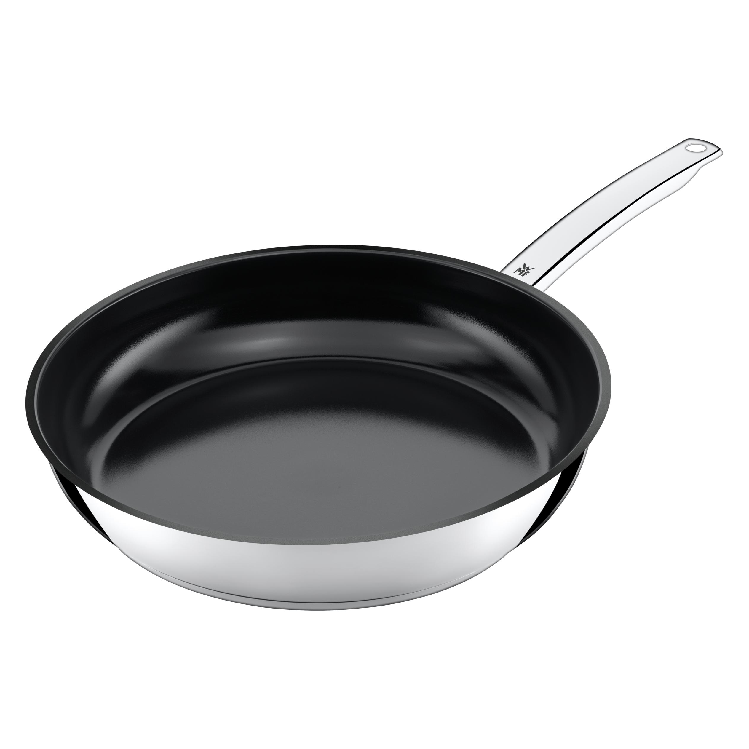 WMF Durado Keramik-Bratpfanne 32cm, TransTherm Universalboden, leicht zu reinigen (Bratpfanne, Edelstahl, 32 x 6 cm) (07.4832.6021)
