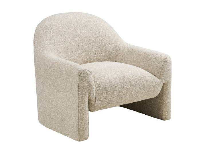 HOUSE NORDIC Stuhl ZAHARA Edelstahl beige