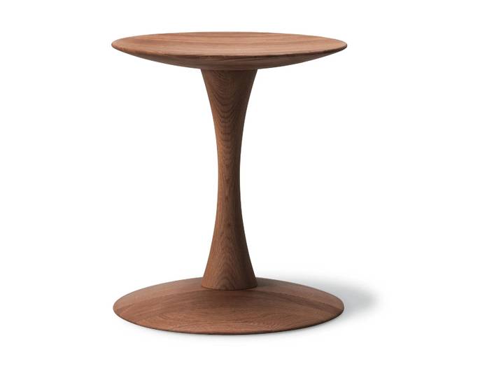 Fredericia Furniture ND105 Trisse tabouret Chêne fumé huilé, Ø40x46 cm