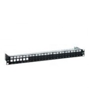 METZ CONNECT E-DAT C6A modul 24 Port 180°M Patch Panel Schwarz 1U 48,3 cm 19" Ports (130920-BK-E)