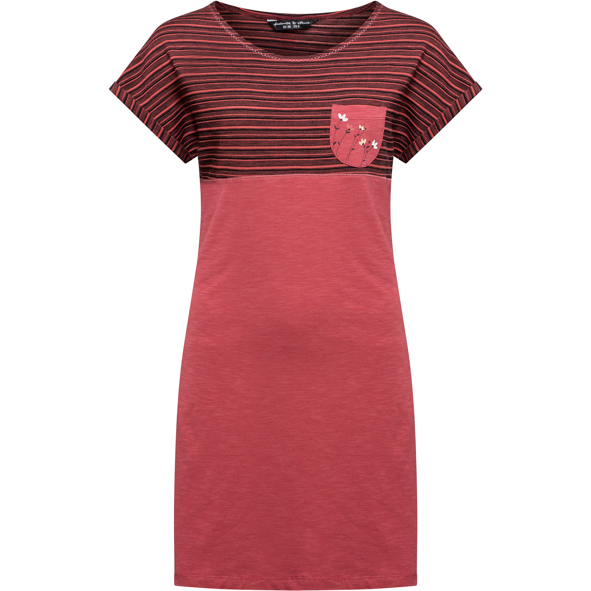 Chillaz Cala Bota 2.0 Kleid Damen Kleider rot Größe XS Lifestyle Hautfreundlich