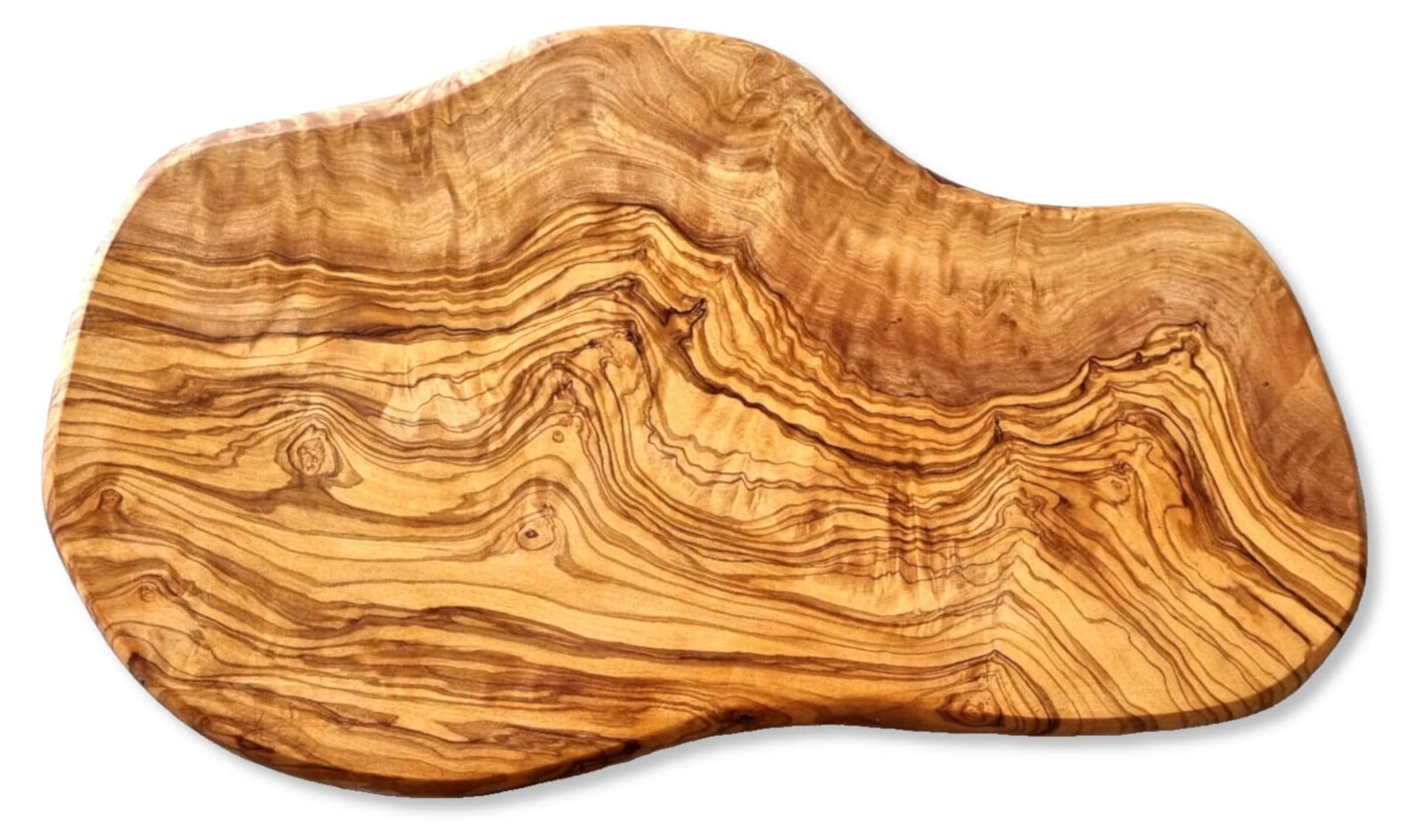 Dripio Handgemaakte Snijplank van Olijvehout, Natuurlijk, 40 cm