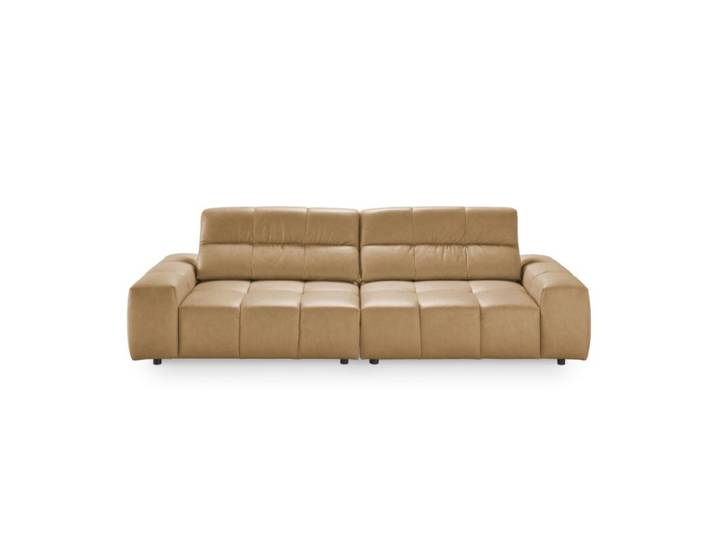 Musterring Marlo Ledersofa mit Sitztiefenverstellung - Leder Vicenza pistachio Modern, Zeitlos
