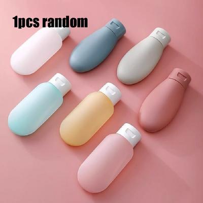 Multisell Products Hub Portable Travel Essentials Silicone Lotion Squeeze Tube, Empty Shampoo Bottle For On the Go 1pcs
