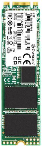 Transcend MTS970T 2TB Interne M.2 SATA SSD 2280 SATA III Industrial TS2TMTS970T