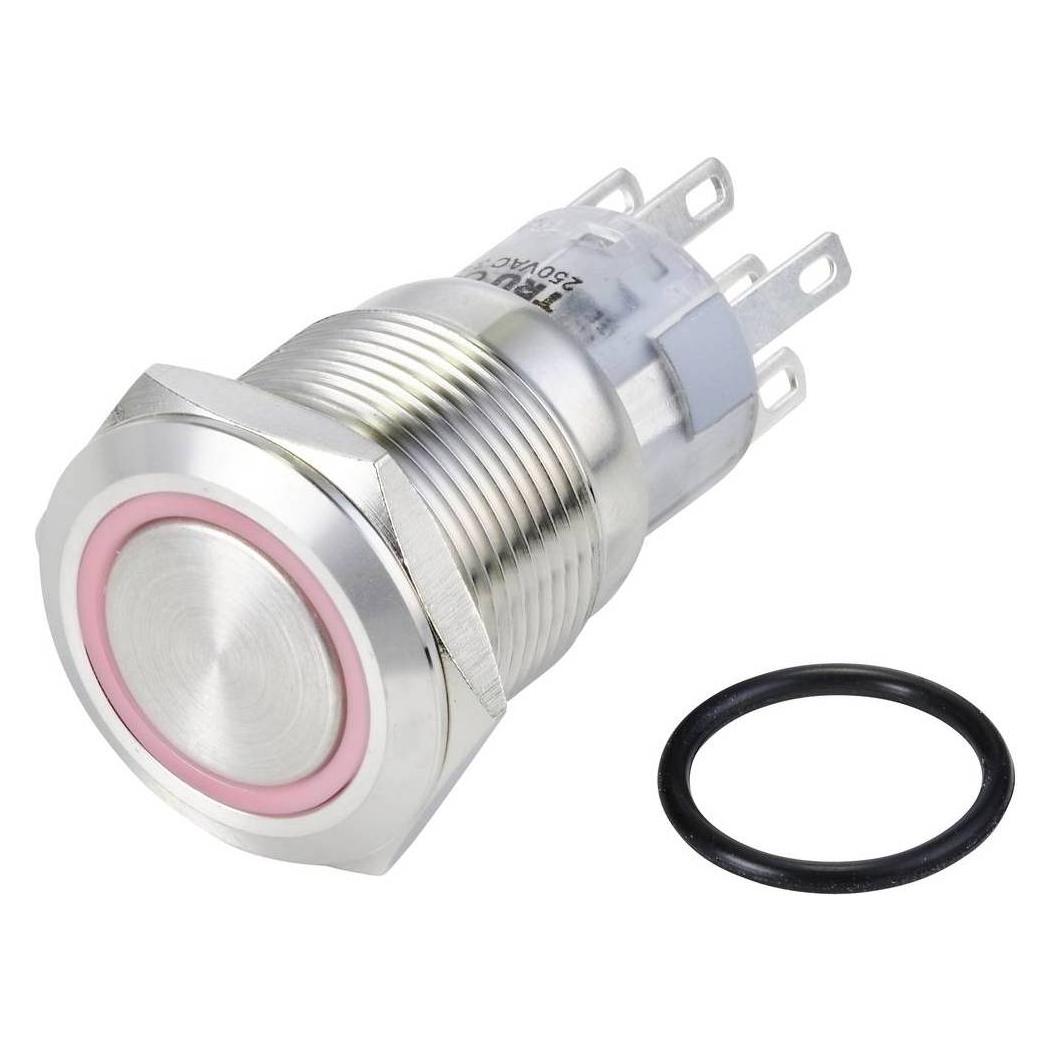 Tru Components Drucktaster Serie LAS1-AGQ-22ZE LED 24 V (TC-10090976)