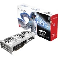 Radeon RX 9070 XT Pure, Grafikkarte weiß, RDNA4, GDDR6, 2x DisplayPort, 2x HDMI 2.1