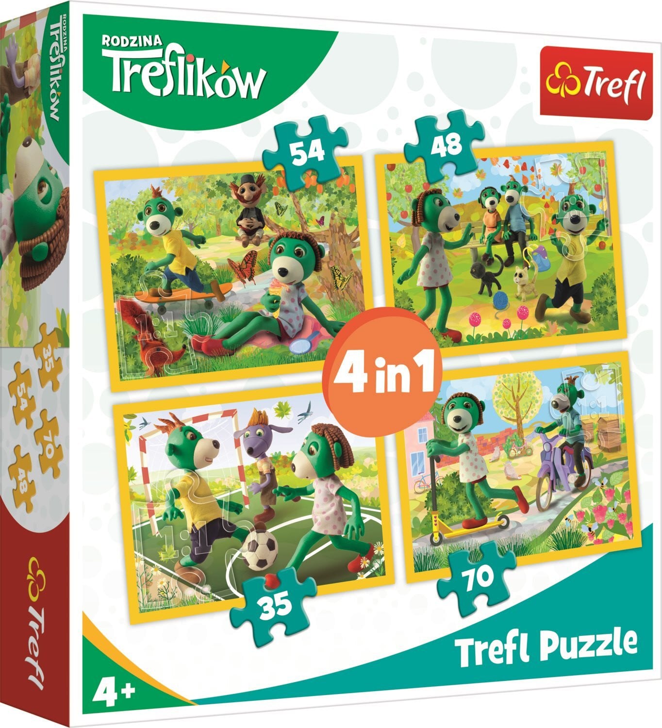 Trefl 4-in-1 Puzzel Samen Plezier 34337