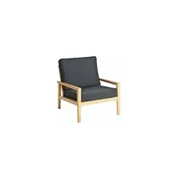 Alexander Rose ROBLE LOUNGE SESSEL mit Kissen charcoal oder oatmeal