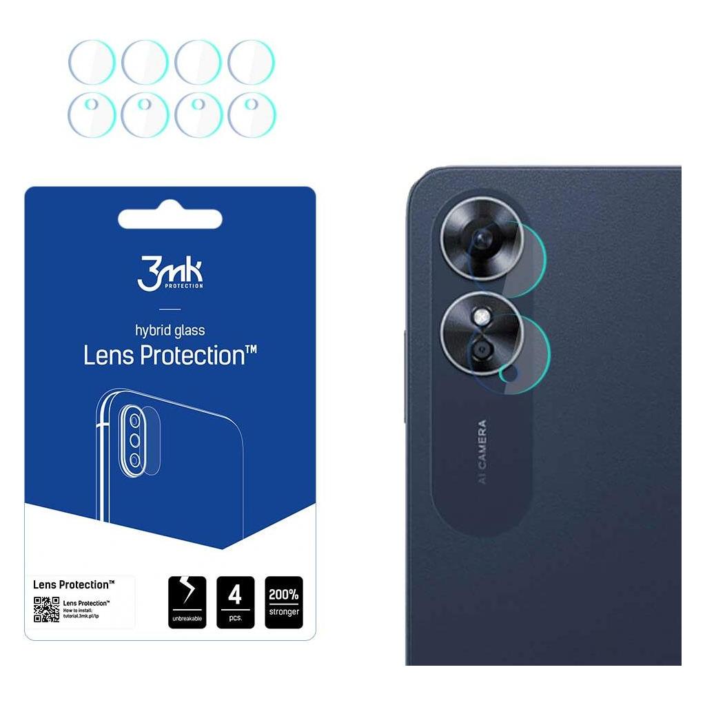 3MK Lens Protect Oppo A17 Ochrona na obiektyw aparatu 4szt (4 Stk., Oppo A17k) (5903108520225)