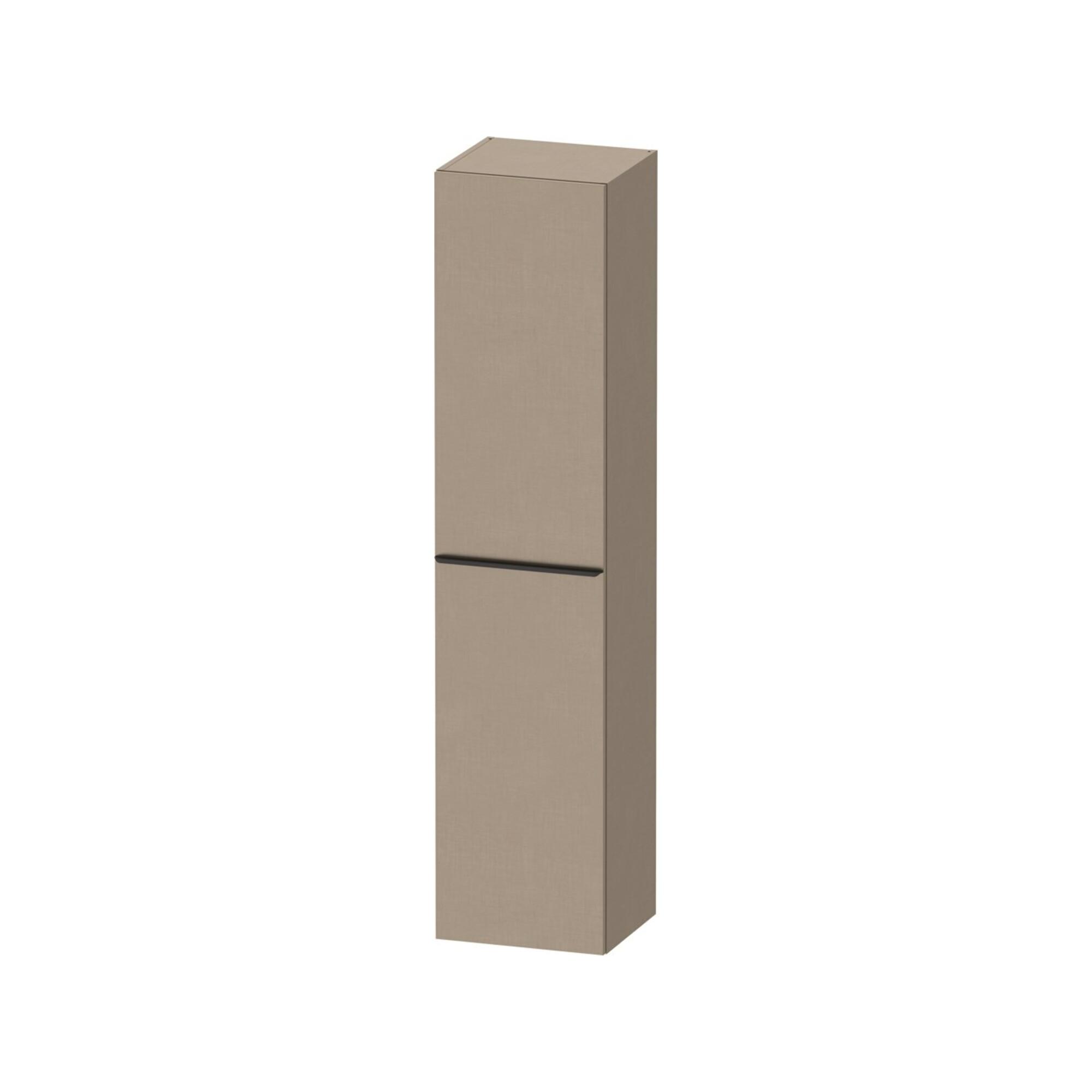 Duravit Hochschrank D-Neo 40x36cm, 1 Tür, 5 Bö, An R, sw/Leinen (DE1328RBD750000)