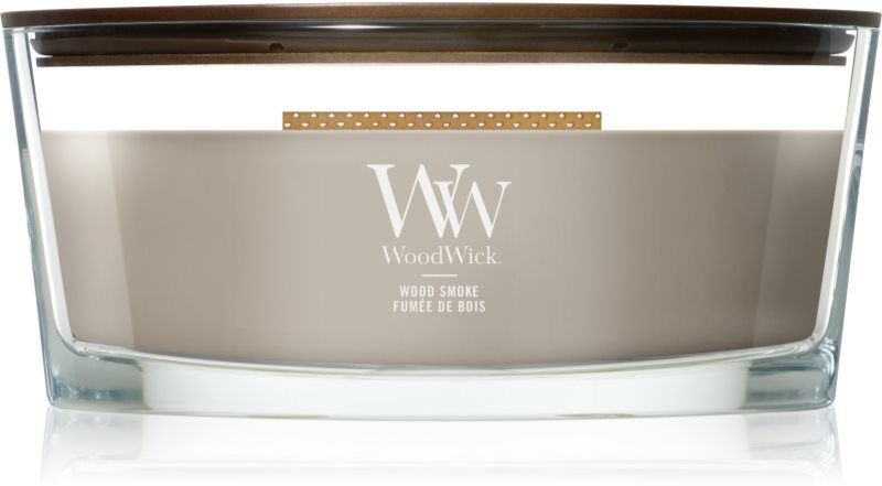 Woodwick Wood Smoke bougie parfumée avec mèche en bois 453.6 g