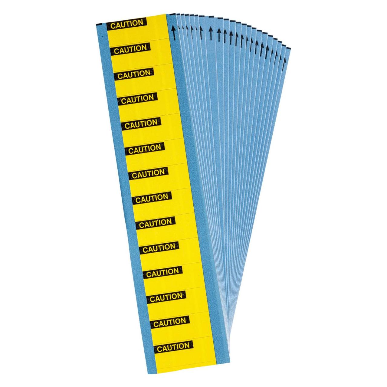 Brady WO-11-PK, B-500, BESCHRIFTBARE Etiketten, Vinylgewebe, Schwarz auf Gelb, 38.10 x 15.90 mm, B (WO-11-PK)