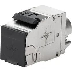 Telegärtner Steckverbinder CAT 8.1, Elektronikkabel + Stecker, Silber