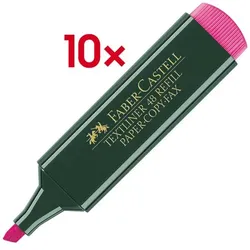 Faber-Castell 10x Textmarker »Textliner 48« pink