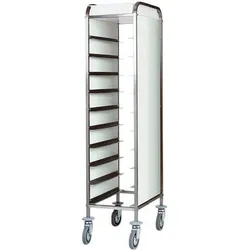KBS Gastrotechnik Abräumwagen 380 für 10 Tabletts GN 1/1 mit Seitenwänden