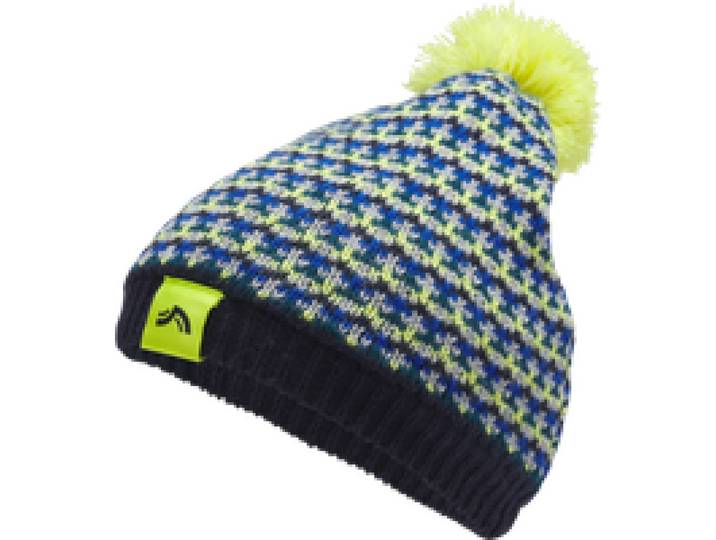 CRIVIT Bonnet en tricot enfant (bleu/vert)