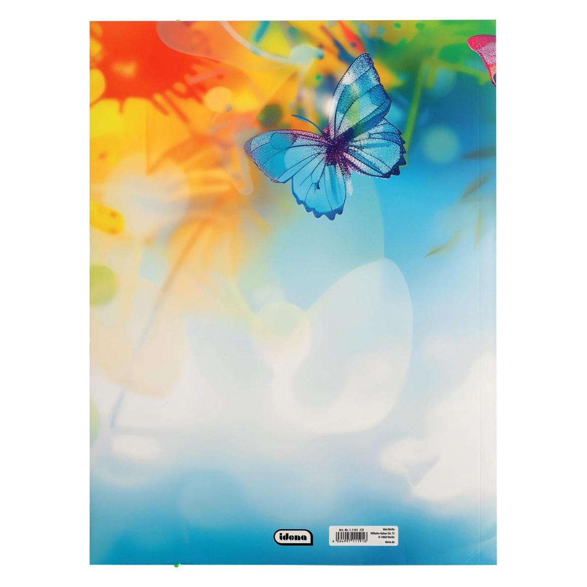 Idena Sammelmappe Schmetterling mit Gummizug 400g/m² DIN A3 (A3) (49231076)