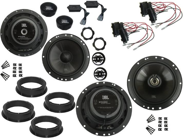 DSX JBL Lautsprecher Set für VW T-Roc Bj17-22 Tür Vorne hinten 1200 W Auto-Lautsprecher (150 W)