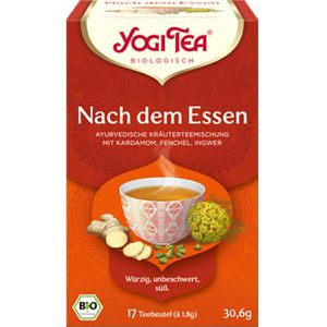 YogiTea Tee Nach dem Essen, BIO, Kräutertee, 30,6 g, 17 Beutel