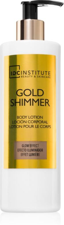 IDC Institute Gold Shimmer lait corporel hydratant 400 ml