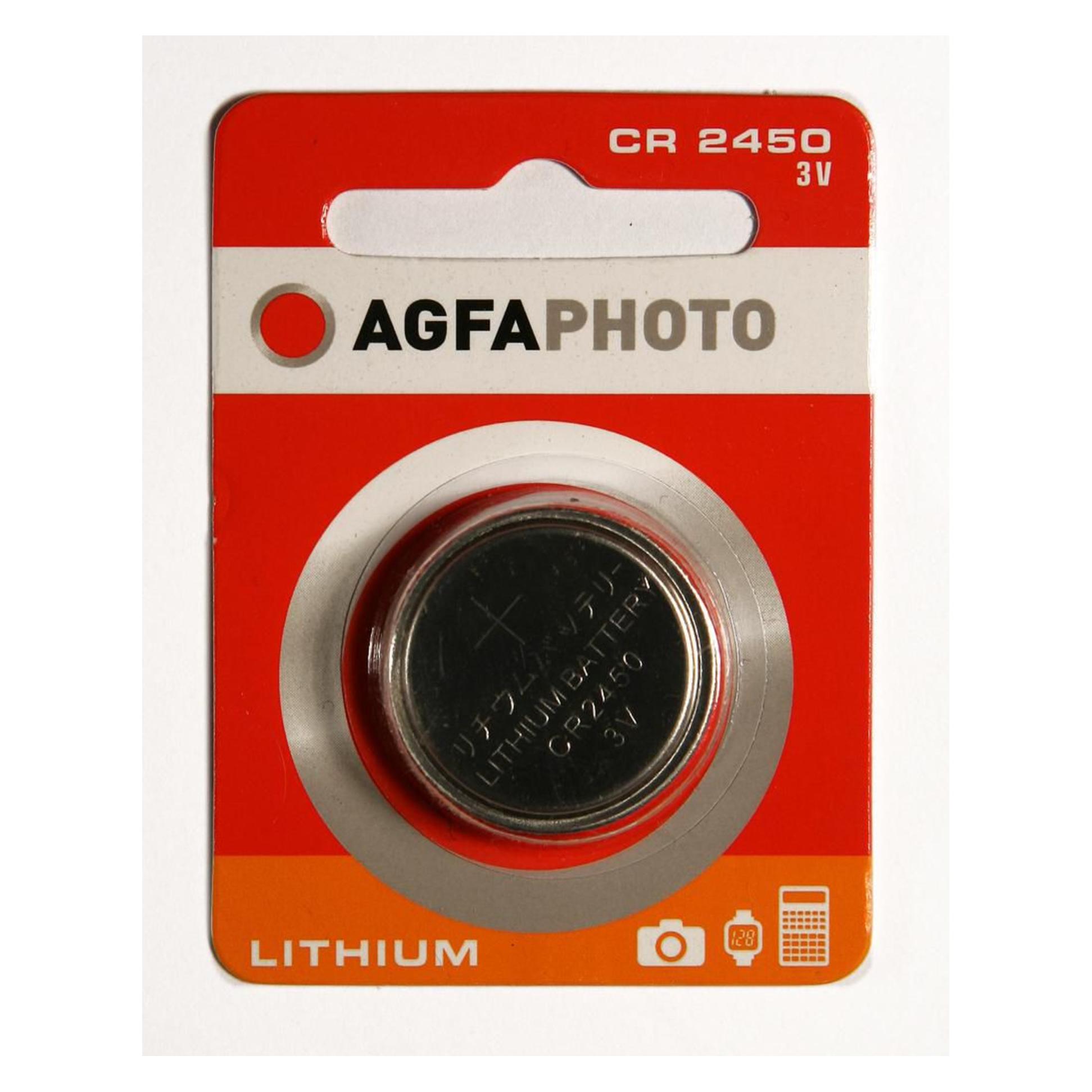 Agfaphoto Lithium CR2450 3V (1 Stk., CR2450, 530 mAh) (CR2450)